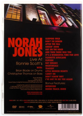 Norah Jones: Live At Ronnie Scott's [DVD]