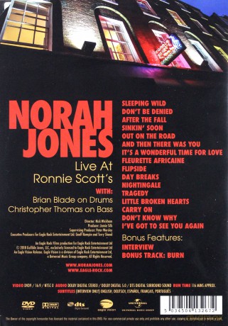 Norah Jones: Live At Ronnie Scott's (PL) [DVD]