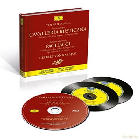 Herbert Von Karajan: Mascagni Cavaleria Rusticana [Blu-Ray]+[2CD]
