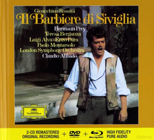 Claudio Abbado: Rossini Il Barbiere Di Siviglia [Blu-Ray]+[DVD]+[2CD]