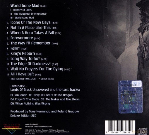 Lords Of Black: Icons Of The New Days (Limited Edition) (digipack) [2CD]