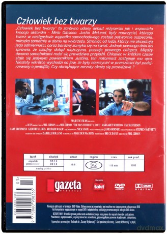 Człowiek bez twarzy [DVD]