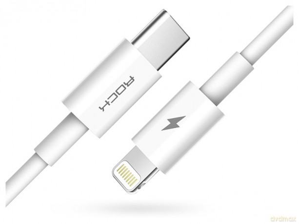Kabel USB-C do Lightning Power Delivery 15W (Rock)