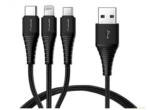 Kabel Wzmacniany 3 w 1 (Rock)