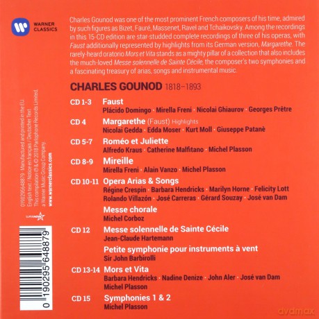 Gounod Box - 200th Anniversary Of Birth On June 17th [15CD]