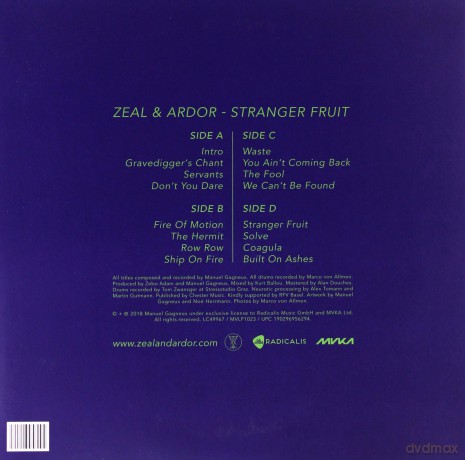 Zeal And Ardor: Stranger Fruit (Limited) [Winyl]