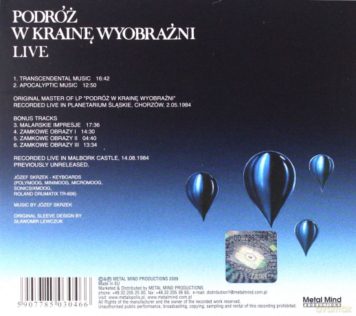 Józef Skrzek: Podróż w Krainę Wyobraźni (Remastered +Bonus Tracks) (digipack) [CD]