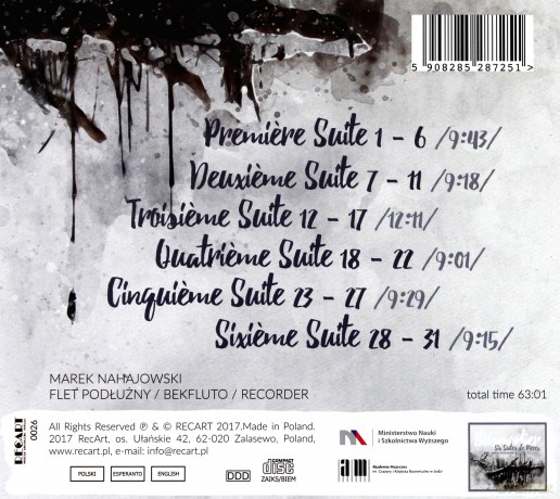 Marek Nahajkowski: Boismortier. Six Suites de Piec [CD]
