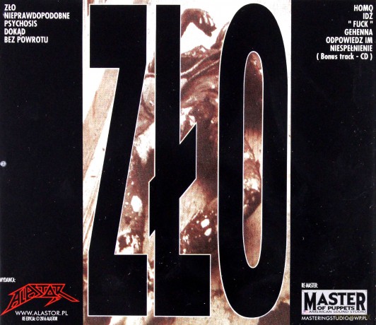 Alastor: Zło [CD]