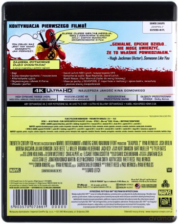 Deadpool 2 [Blu-Ray 4K]+[Blu-Ray]