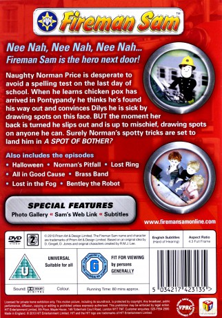 Fireman Sam A Spot Of Bother [DVD]