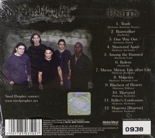 Steel Prophet: Unseen (Remastered) (digipack) [CD]