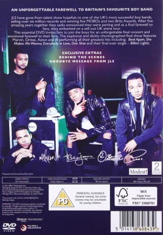 JLS: Jls Goodbye The Greatest Hits Tour [DVD]