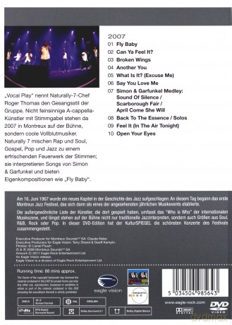 Naturally 7: Live At Montreux 2007 [DVD]