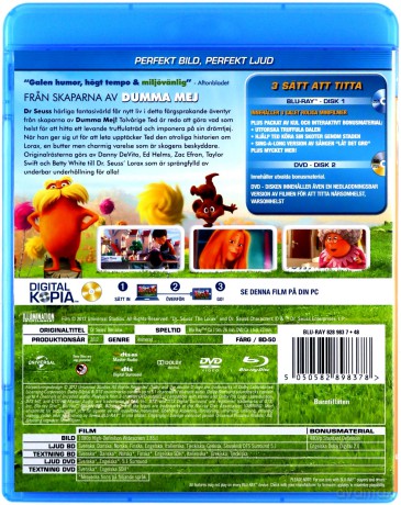 Lorax [Blu-Ray]+[DVD]