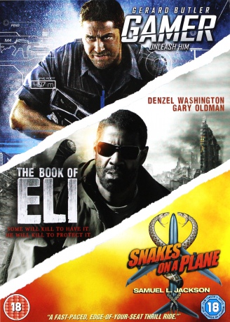 Gamer / Snakes on a Plane / The Book of Eli [DVD]