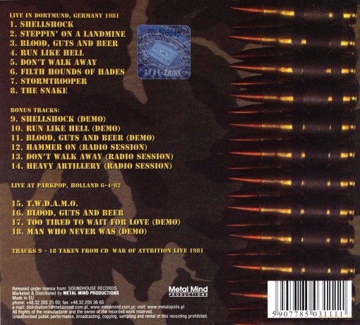 Tank: War Of Attrition (Remastered + Bonus Tracks) (digipack) [CD]