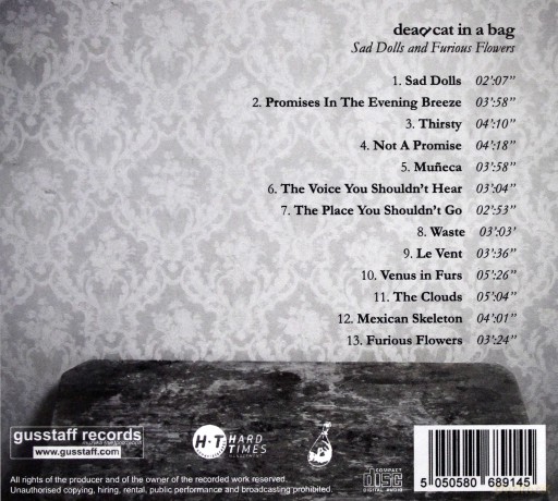 Dead Can In A Bag: Sad Dolls And Furious Flowers [CD]