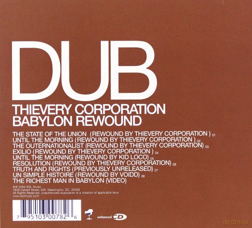 Thievery Corporation: Babylon Rewound (digipack) [CD]