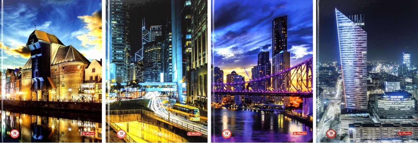 Brulion B5/120K kratka City Lights (5 szt)