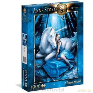 CLEMENTONI 1000 el. Anne Stokes Collection Blue Moon [PUZZLE]