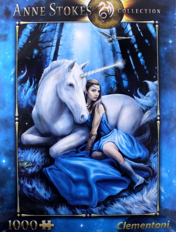 CLEMENTONI 1000 el. Anne Stokes Collection Blue Moon [PUZZLE]
