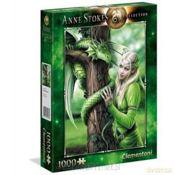 CLEMENTONI 1000 el. Anne Stokes Collection Kindred Spirits [PUZZLE]