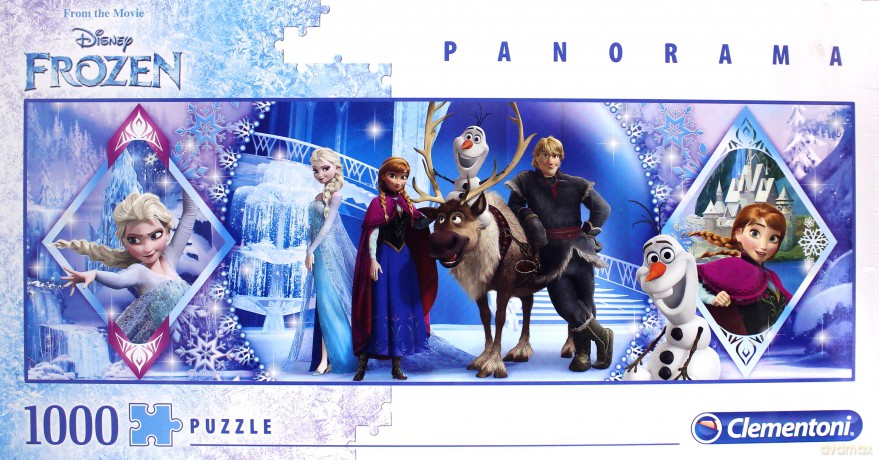 CLEMENTONI 1000 el. Panorama Frozen [PUZZLE]