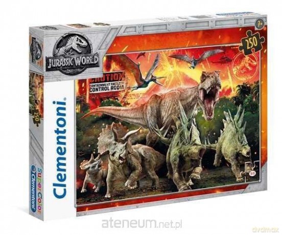 CLEMENTONI 250 el. Superkolor Jurassic World [PUZZLE]