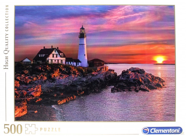 CLEMENTONI 500 el. HQ Portland Head Light [PUZZLE]