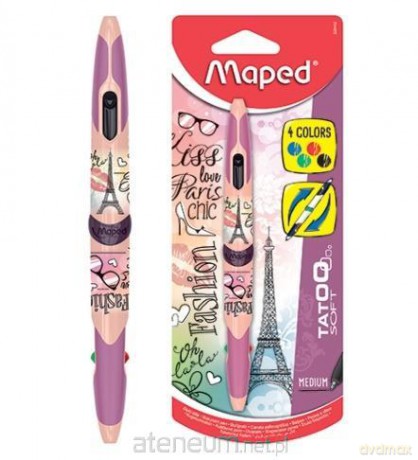 Długopis dwustronny Twin Tip 4 kolory paris