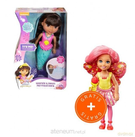 Dora Magiczna pływaczka Syrenka + Chelsea