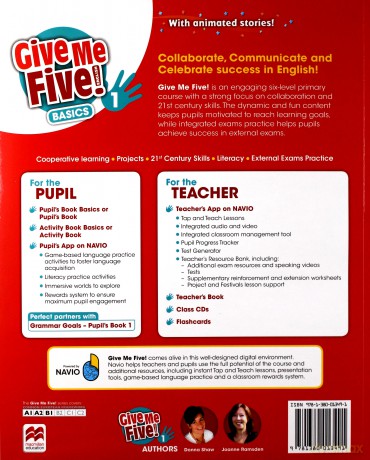 Give Me Five! 1 Pupil's Book Basic Pack [KSIĄŻKA]