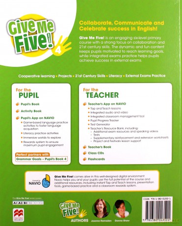 Give Me Five! 4 Pupil's Book Pack [KSIĄŻKA]