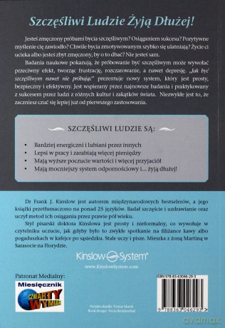Jak być szczęśliwym nawet nie próbując - Dr.Frank J.Kinslow [KSIĄŻKA]