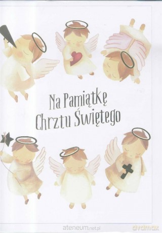 Karnet B6 Chrzest - Aniołki