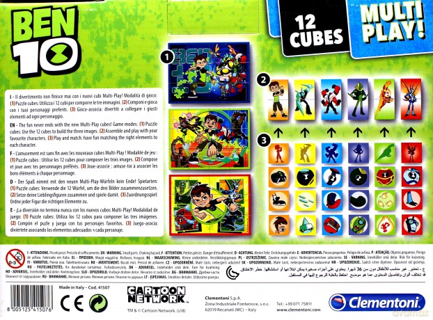 Klocki 12 Multiplay Ben 10 [KLOCKI]