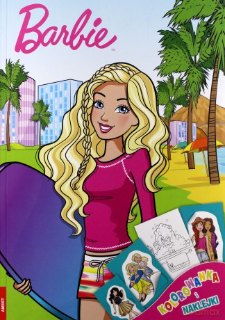 Kolorowanka i naklejki. Barbie [KSIĄŻKA]