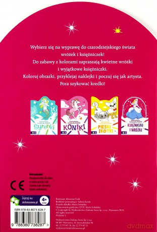 Kolorowanki na każdą pogodę. Księżniczki i wróżki [KSIĄŻKA]