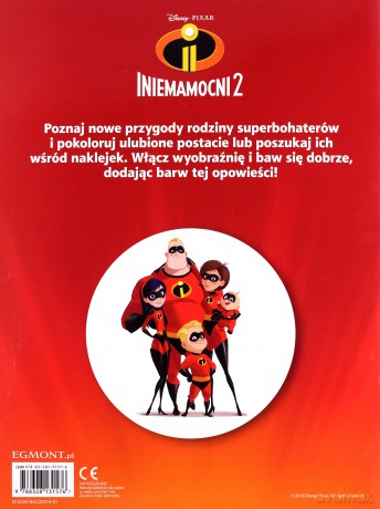 Koloruj, czytaj, naklejaj. Iniemamocni 2 [KSIĄŻKA]