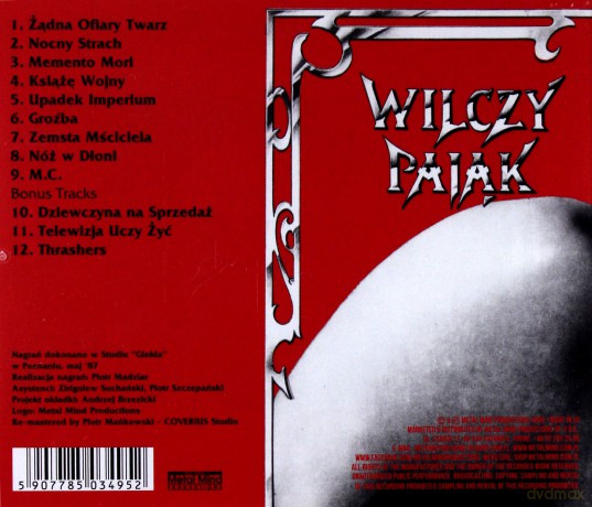 Wilczy Pająk: Wilczy Pająk + Bonus Tracks (Remastered)  [CD]
