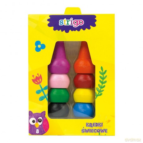Kredki świecowe finger 8 sztuk