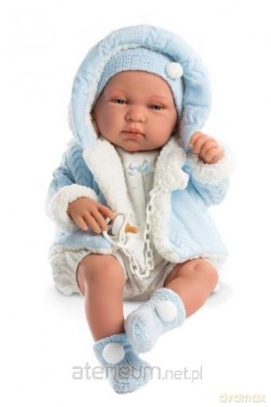 LLORENS Lalka 84311 Tino w niebieskiej sukience