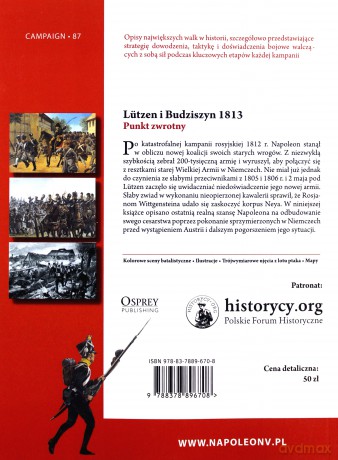 Lutzen i Budziszyn 1813. Punkt zwrotny [KSIĄŻKA]