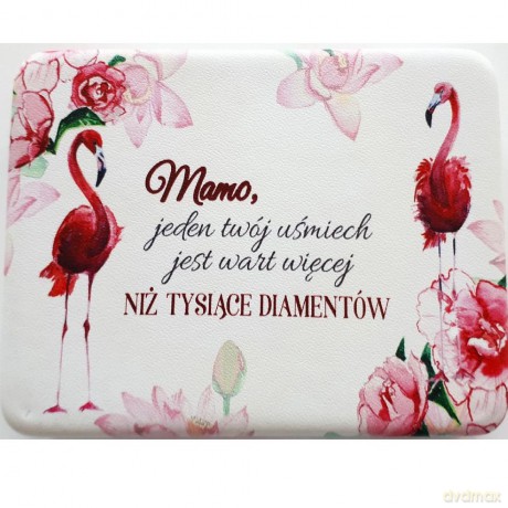 Mini szkatułka na biżuterię - Dla Mamy (biała)