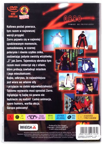 Zorro: Powrót do przyszłości [DVD]