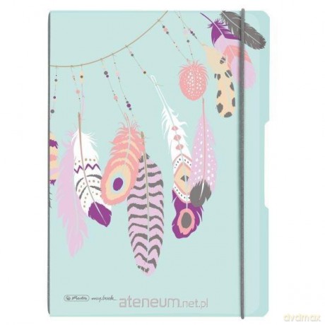 Notatnik A4/80 kratka My.BookF Feathers