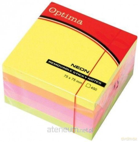 Notes samoprzylepny neon 75x75