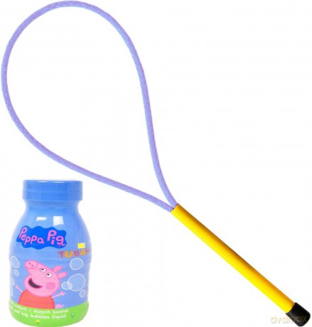 Obręcz + płyn do baniek Świnka Peppa 250 ml