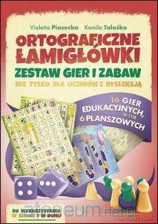 Ortograficzne łamigłówki. Zestaw gier i zabaw - Violetta Piasecka, Kamila Talaśka [KSIĄŻKA]